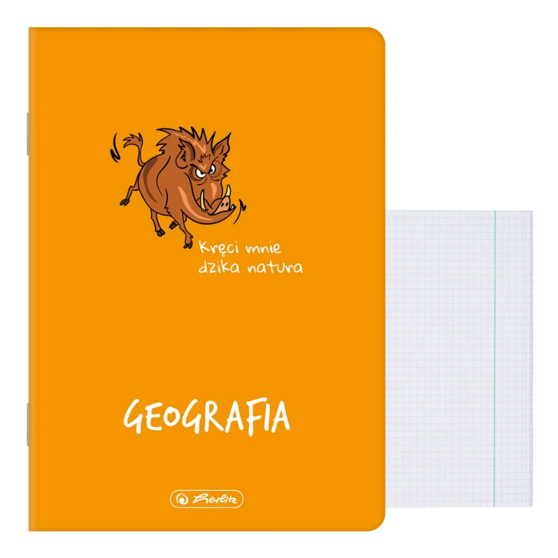 ZESZYT HERLITZ ECO PP GEOGRAFIA A5/60K KRATKA