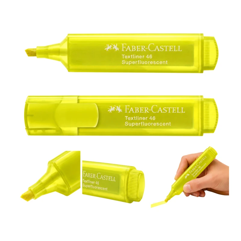 ZAKREŚLACZ ŻÓŁTY 1546 FABER CASTELL