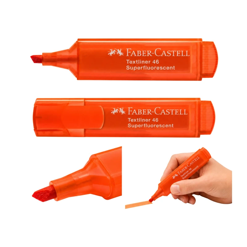 ZAKREŚLACZ POMARAŃCZOWY 1546 FABER CASTELL