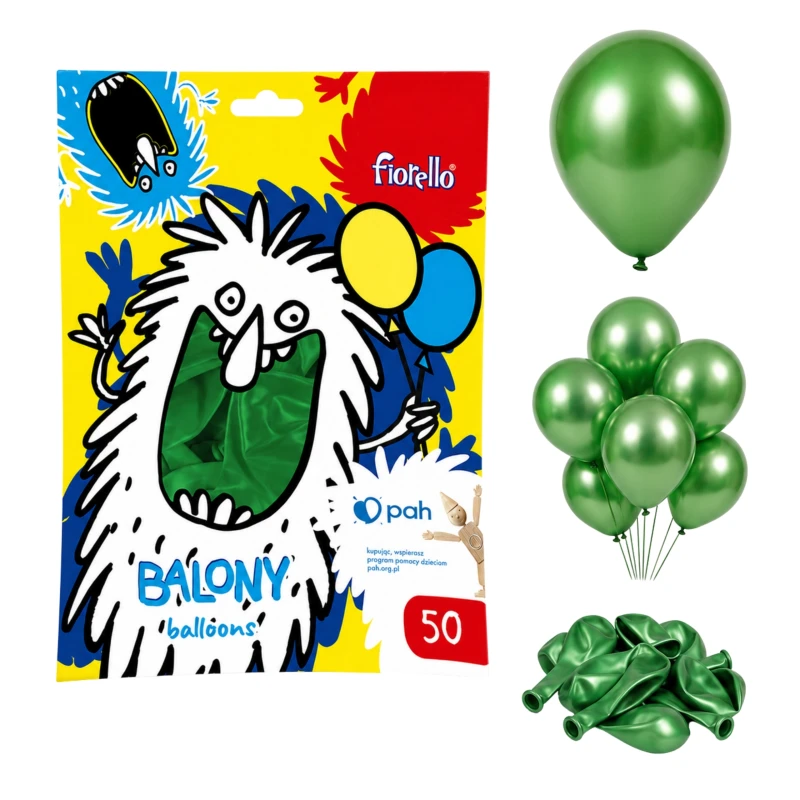 BALONY 12`` 50SZT ZIELONE 170-2655