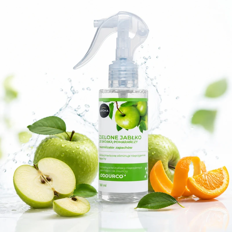 NEUTRALIZATOR ZAPACH AROMA PROFESSIONAL SPRAY150ML ZIELONE JABŁKO ZE SKÓRKĄ POMARAŃCZY