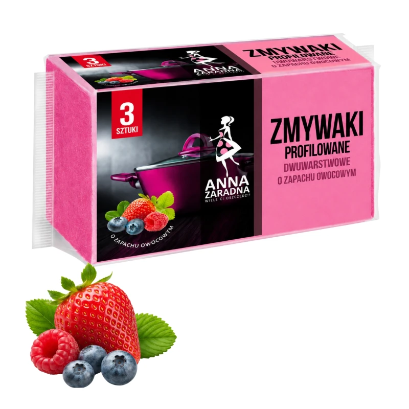 ZMYWAKI PROFILOWANE OWOCOWE ANNA ZARADNA (3SZT)