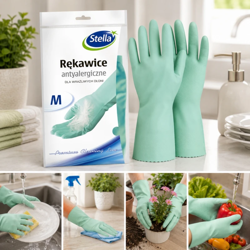 RĘKAWICE ANTYALERGICZNE STELLA ROZMIAR M