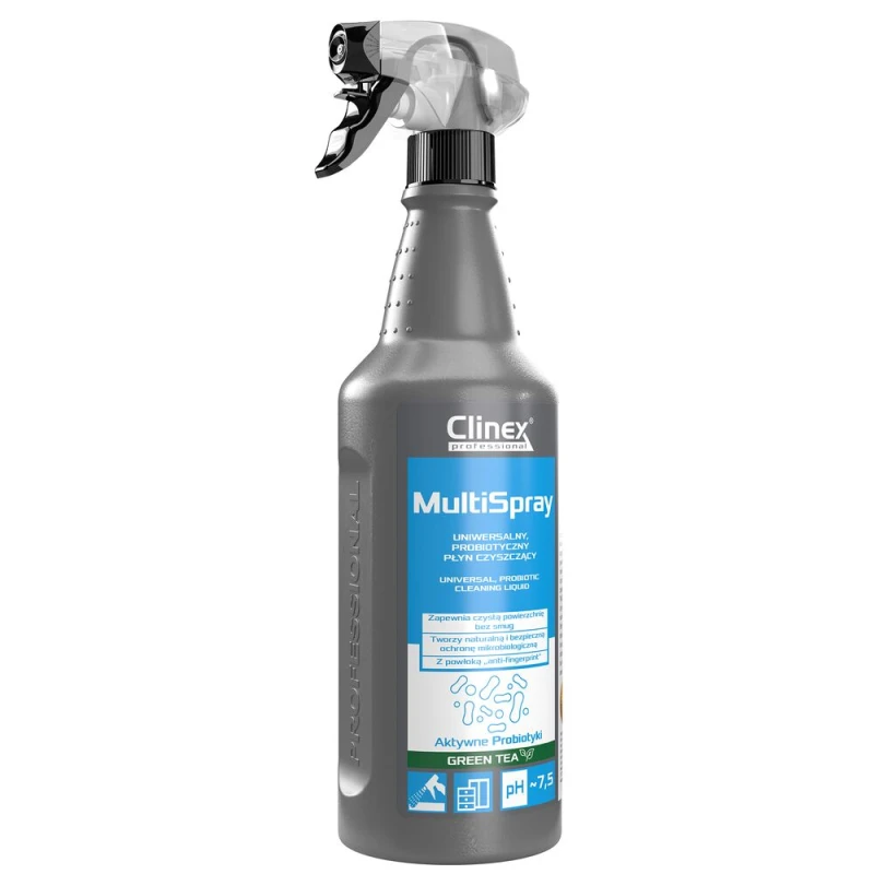Uniwersalny spray CLINEX Multi Spray, myjący, Green Tea, 1l

