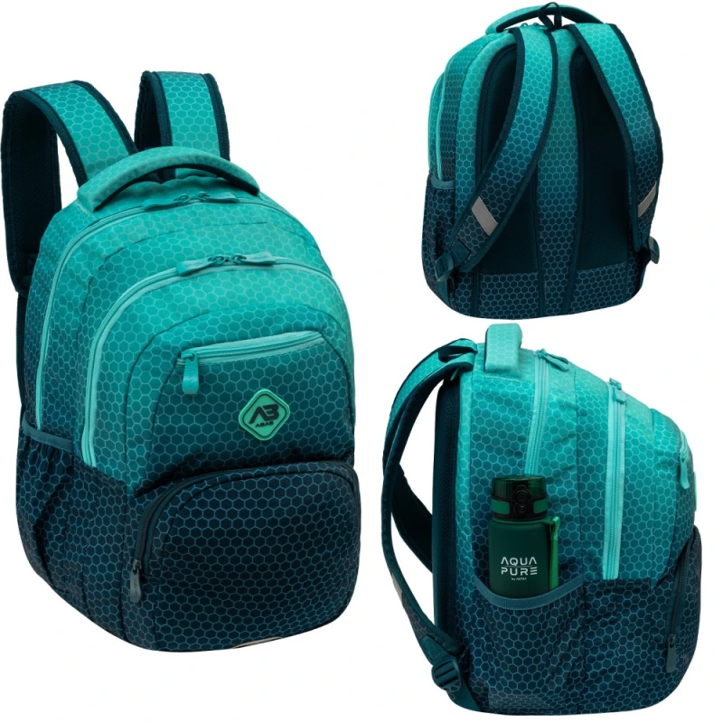 PLECAK ABAG HEXAGON LAGOON OMBRE, AB200 *502026038
