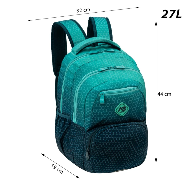 PLECAK ABAG HEXAGON LAGOON OMBRE, AB200 *502026038
