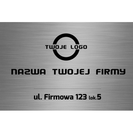 Tabliczka na drzwi grawer gabinet, biuro, kancelaria 30X20