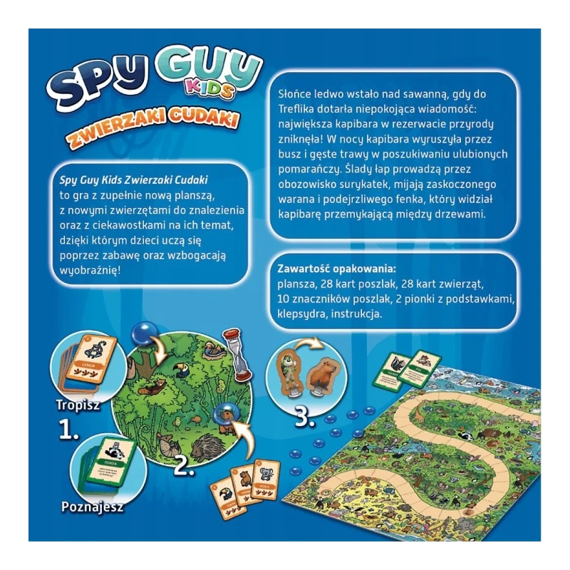 GRA - Spy Guy KIDS: Zwierzaki Cudaki Rodzina Treflików FSC Mix 03061