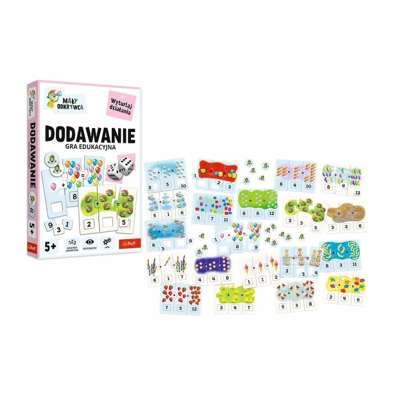 Gra dla dzieci Dodawanie, Mały odkrywca 02805