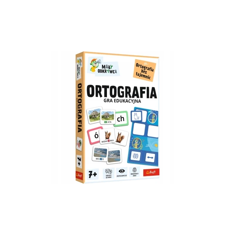 GRA - Ortografia/Mały Odkrywca  Rodzina Treflików FSC Mix 02803