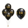 BALON NADRUK "18 LAT
BLACK/GOLD" B080 (5 szt.)