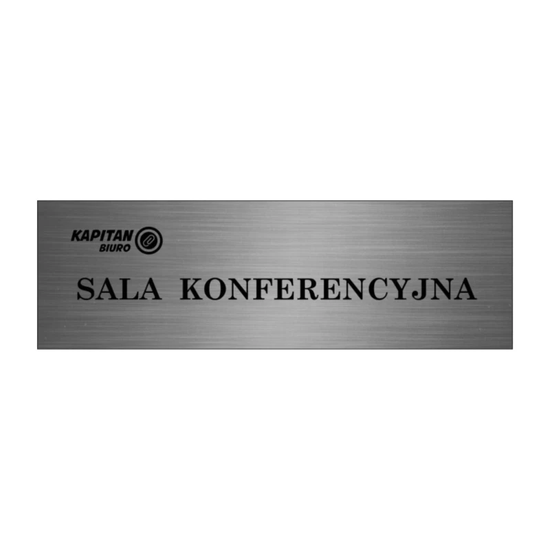 Tabliczka na drzwi personalizowana grawerowana TEKST LOGO FIRMY 16x5 cm