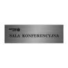 Tabliczka na drzwi personalizowana grawerowana TEKST LOGO FIRMY 16x5 cm