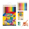 KREDKI OŁÓWKOWE KIDS OKR JUMBO 12KOL ETUI+TEMP COLORINO