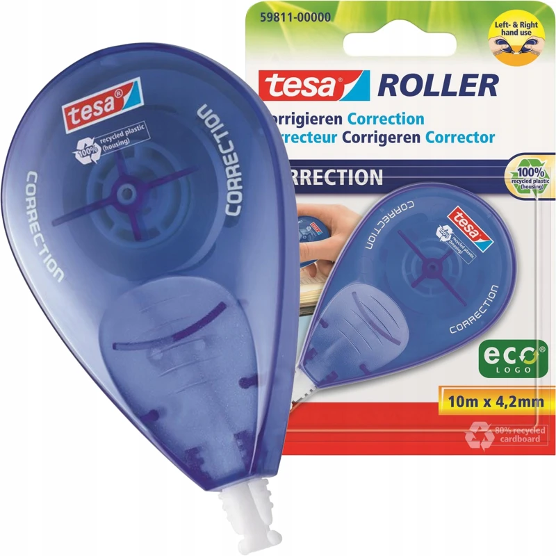 KOREKTOR W TAŚMIE TESA ECOLOGO 10M X 4,2MM BLISTER