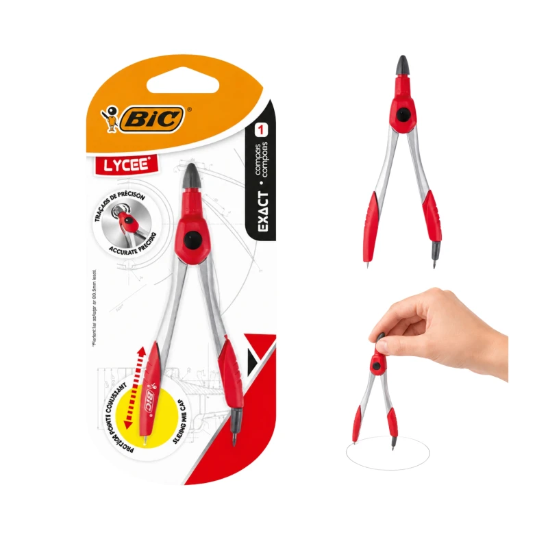 CYRKIEL BIC EXACT Z OŁÓWKIEM