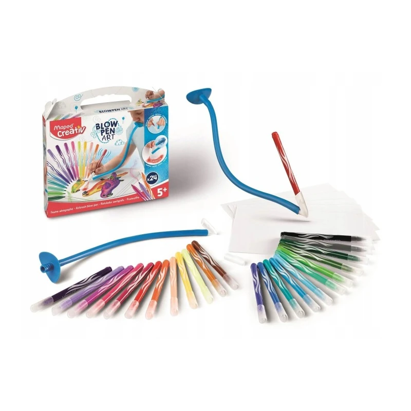 Creativ flamastry dmuchane Blowpen Art 24 kolory 846712
