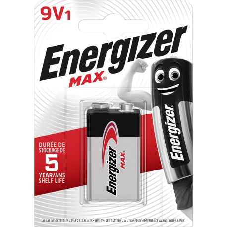 BATERIA ENERGIZER MAX, E, 6LR61, 9V