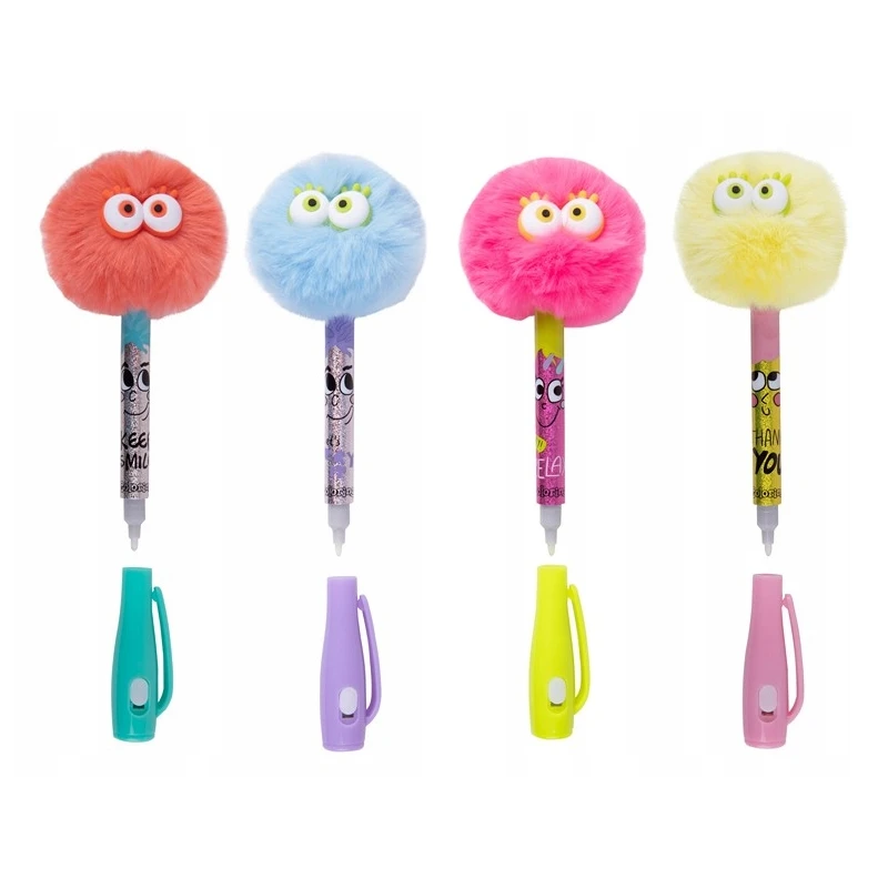 DŁUGOPIS MAGICZNY UV POMPOM