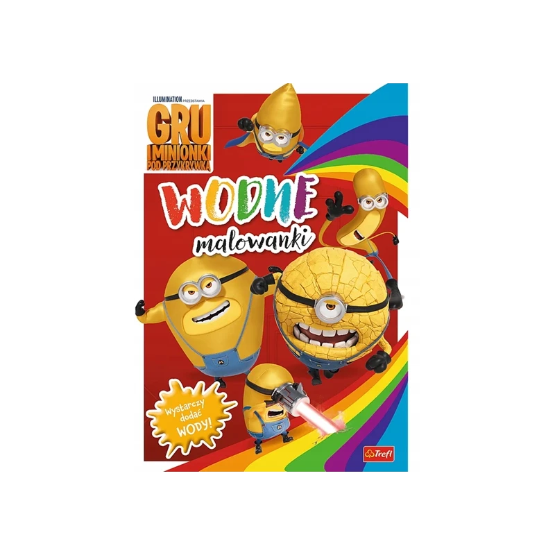  Kolorowanka aktywizująca Minionki malowanka wodna Ks08492