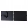 ALBUM DO ZDOBIENIA CZARNY 285x210MM, 35 KARTEK + GRATIS