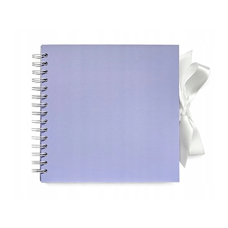 Album do zdobienia LAWENDOWY- satynowy 205x205mm, 35 kartek Galeria Papieru