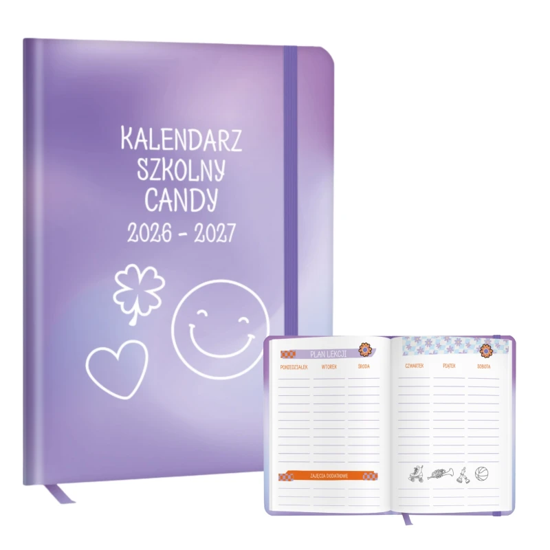 KALENDARZ SZKOLNY CANDY