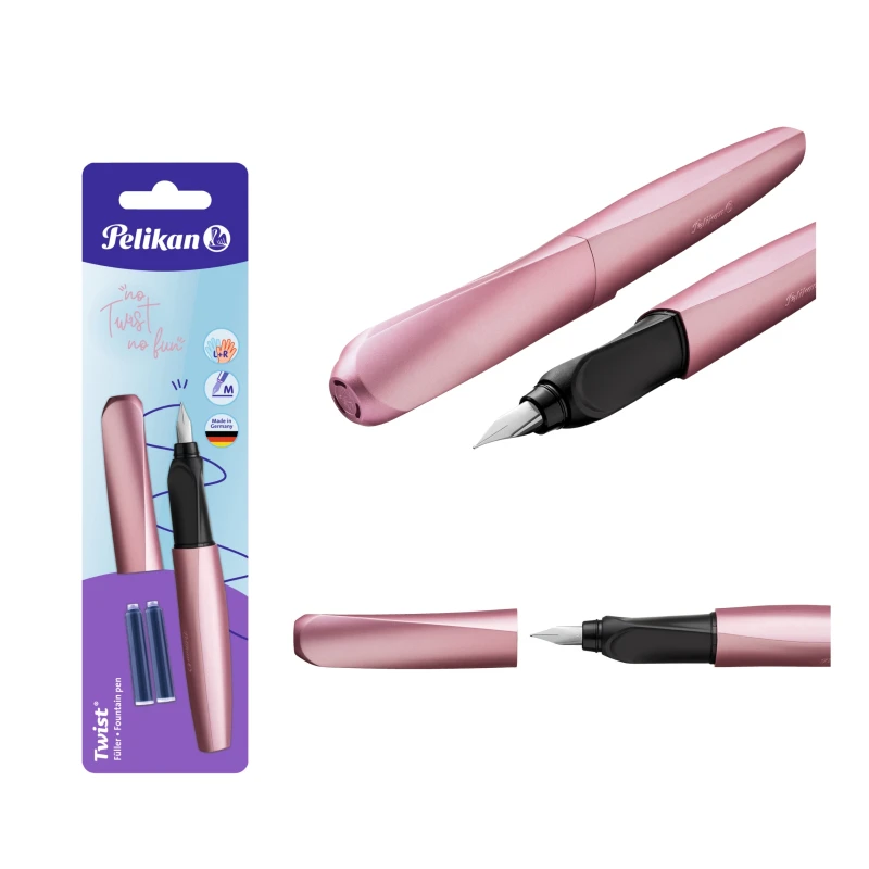 PIÓRO WIECZNE PELIKAN TWIST P457/M GIRLY ROSE + NABOJE 400195773