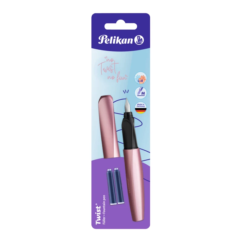 PIÓRO WIECZNE PELIKAN TWIST P457/M GIRLY ROSE + NABOJE 400195773