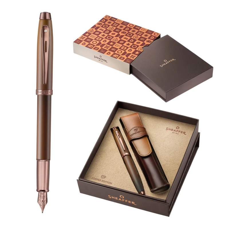 ZESTAW SHEAFFER 100 PIÓRO WIECZNE 9374 FP COFFEE + ETUI F
G0937443-6