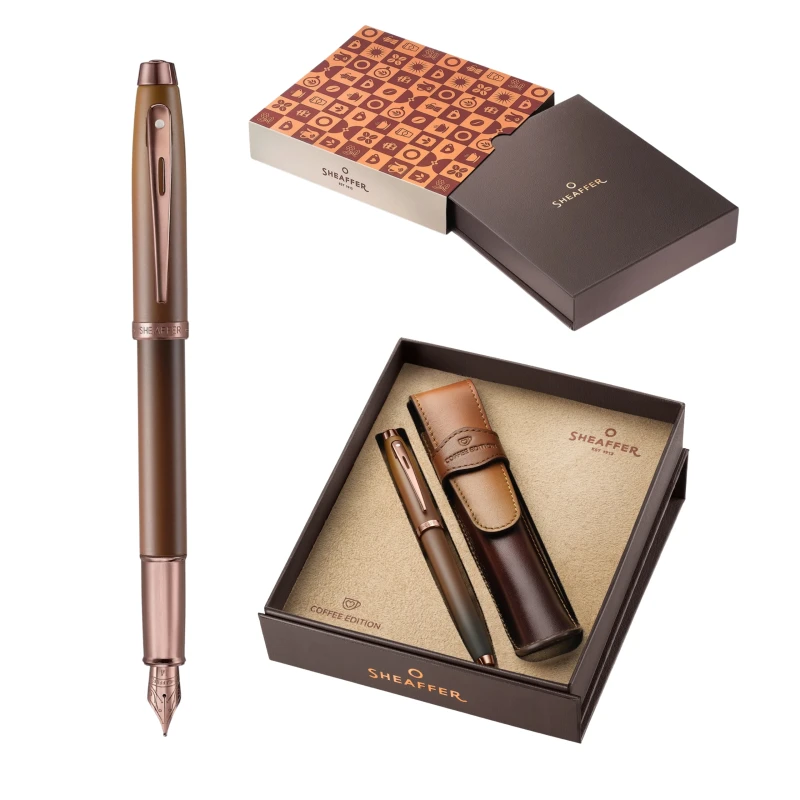 ZESTAW SHEAFFER 100 PIÓRO WIECZNE 9374 FP COFFEE + ETUI M
G0937453-6