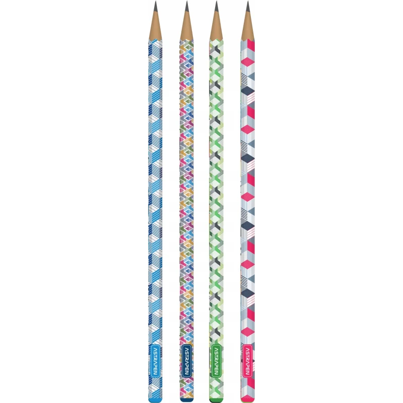 OŁÓWEK TRÓJKĄTNY ASTRAPEN HB PATTERNS