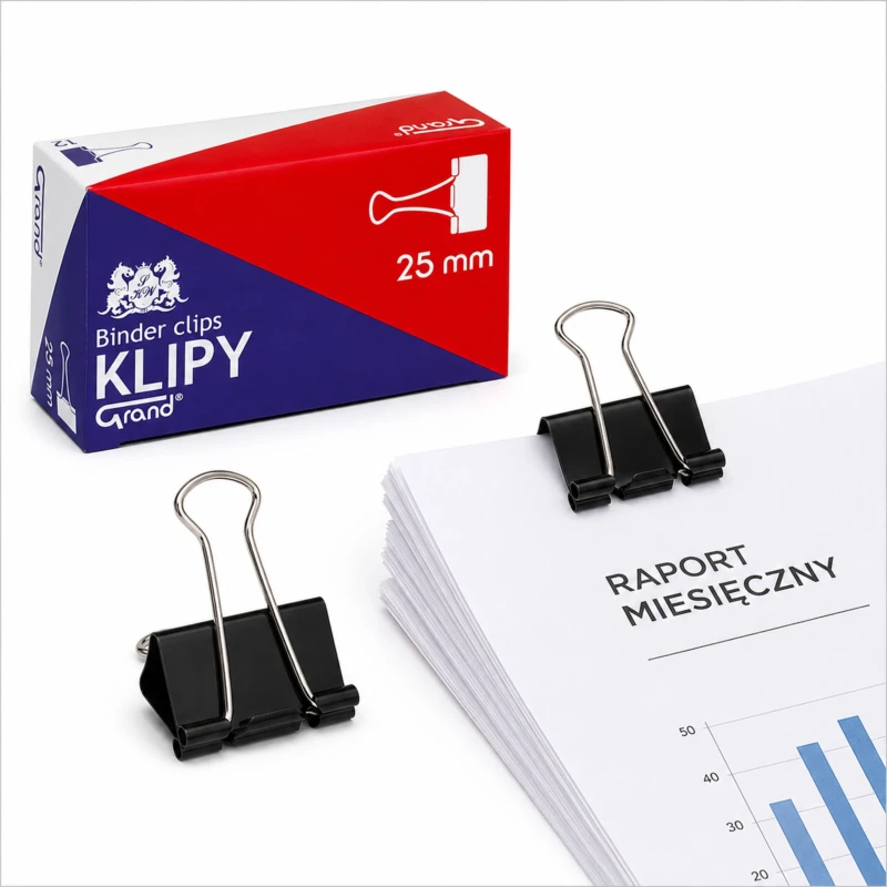 KLIP 25MM DO PAPIERU OP12SZT
