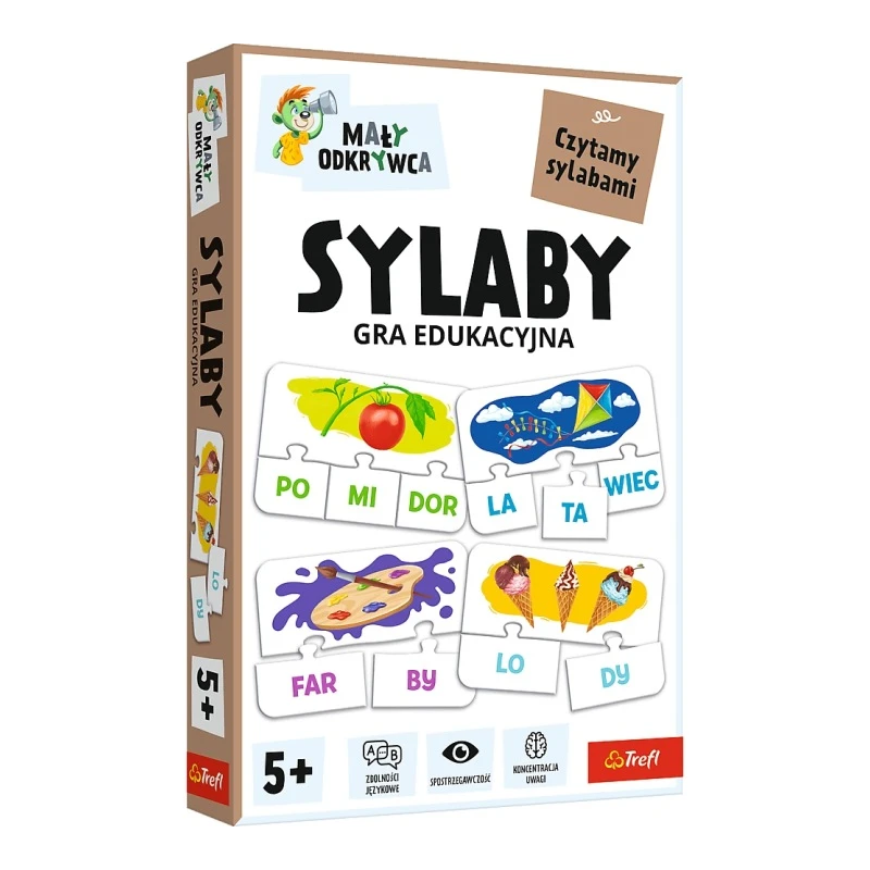 Gra dla dzieci Sylaby, Mały Odkrywca 02813