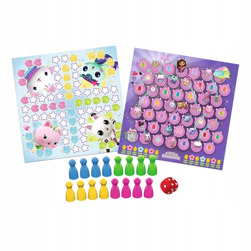 GRA 2W1 CHIŃCZYK WĘŻE I DRABINY GABBY"S DOLLHOUSE