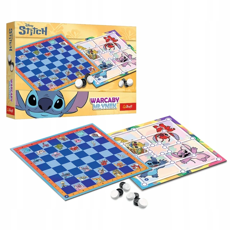 GRA - Warcaby i Młynek Lilo and Stitch 02799