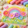 BIBUŁA ZESTAW 3 10SZT FIORELLO  PASTELOWA