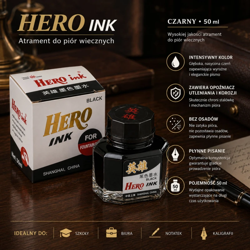 ATRAMENT HERO 61 CZARNY