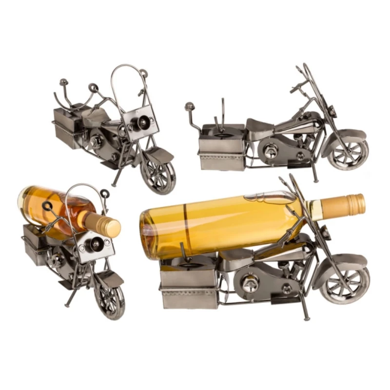 Metalowy stojak na wino Motor III