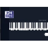 ZESZYT OXFORD A5/16K DO NUT/MUZYKA PIĘCIOLINIA
