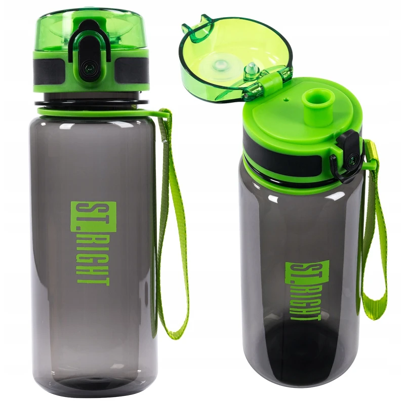 BIDON 500 ml. STRIGHT BLACK   GREEN mkmp