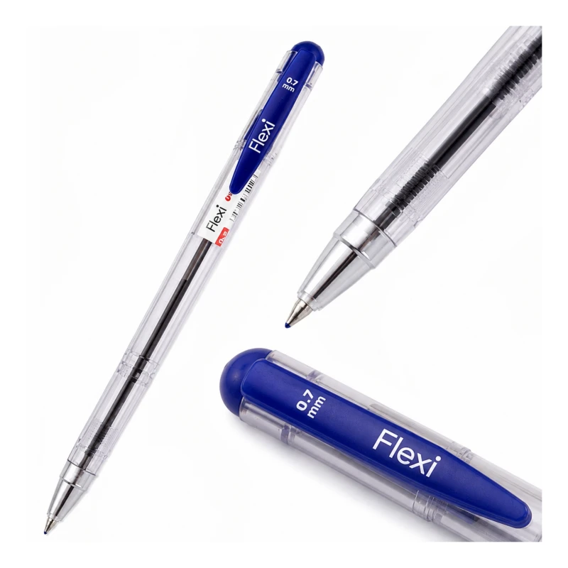 DŁUGOPIS FLEXI  NIEBIESKI  IGŁOWA 0,7