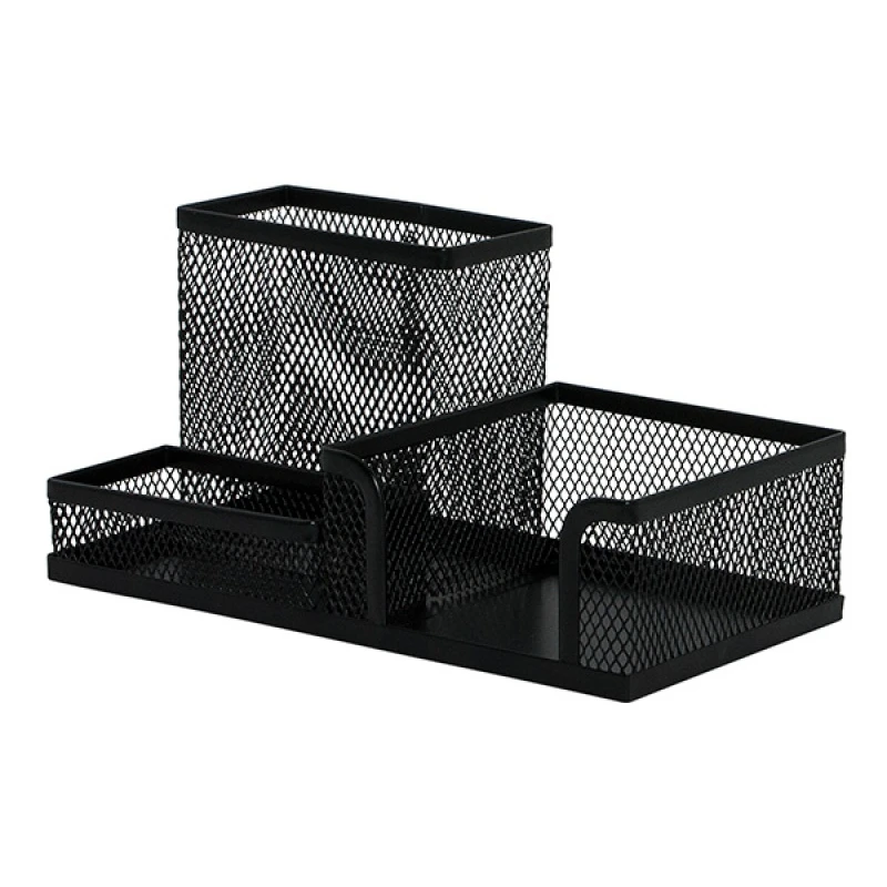 PRZYBORNIK NA BIURKO Q-CONNECT OFFICE SET METAL 3KOM KF16572
