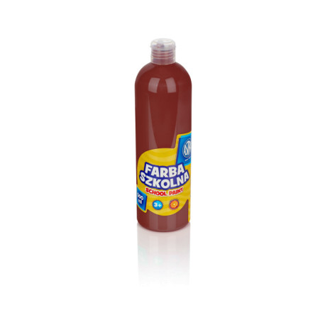 Farba szkolna ASTRA 500 ml brązowa