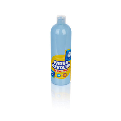 Farba szkolna ASTRA 500 ml błękitna