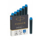 NABOJE ATRAMENTOWE PARKER NIEBIESKIE MINI OP-6szt S0767240 / 1950409