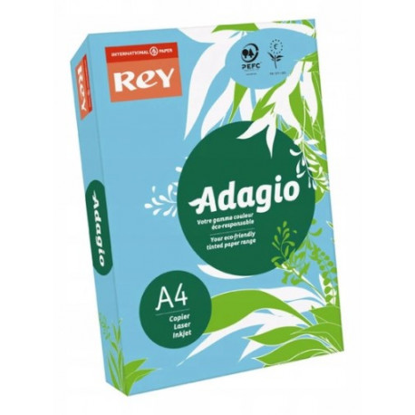 PAPIER KSERO REY ADAGIO A4/160G JASNY NIEBIESKI BRIGHT BLUE 48