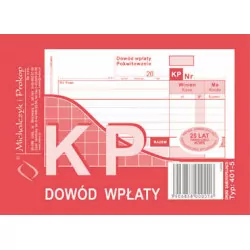 Dowód wpłaty KP