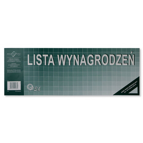 LISTA WYNAGRODZEŃ 1/2 A3 PO3-H NOWA MiP