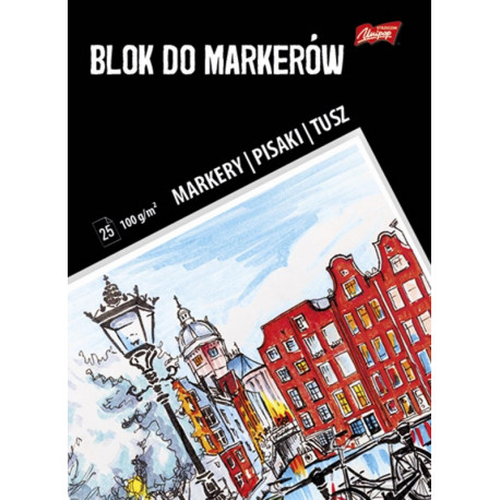 BLOK DO MARKERÓW A4 25KARTEK 100G